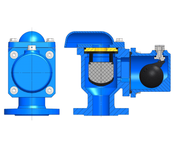 product Robinet de aerisire cu două camere și triplă funcție cover image