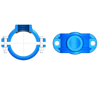 product Tapping Saddle, Model: TS-PE-SG-R cover image